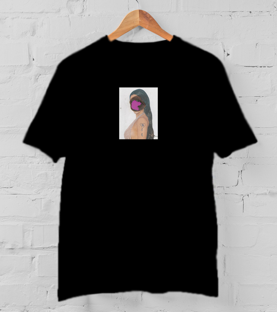 Rosalia Merch La Fama R Teardrop Tattoo And Purple Mask T-Shirt