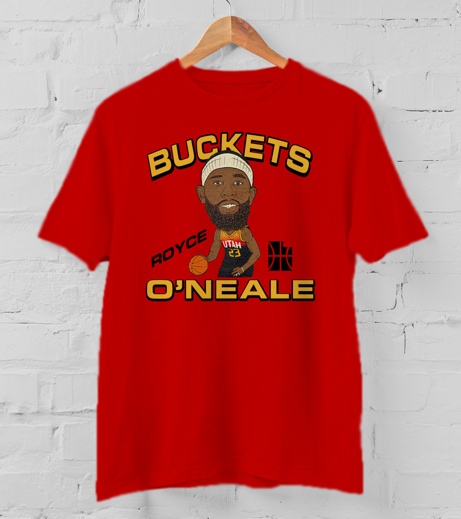 Buckets O'Neale Royce Utah Jazz Team Homage Merch T-Shirt