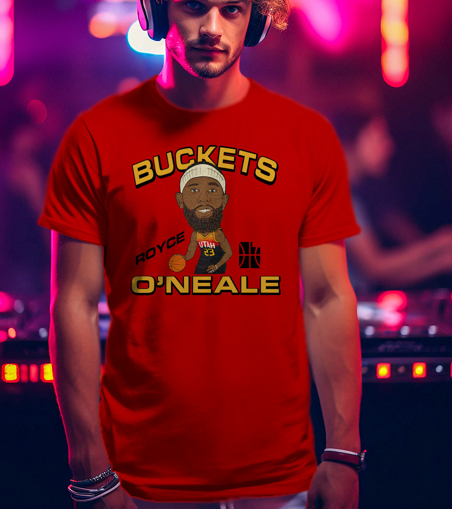Buckets O'Neale Royce Utah Jazz Team Homage Merch T-Shirt