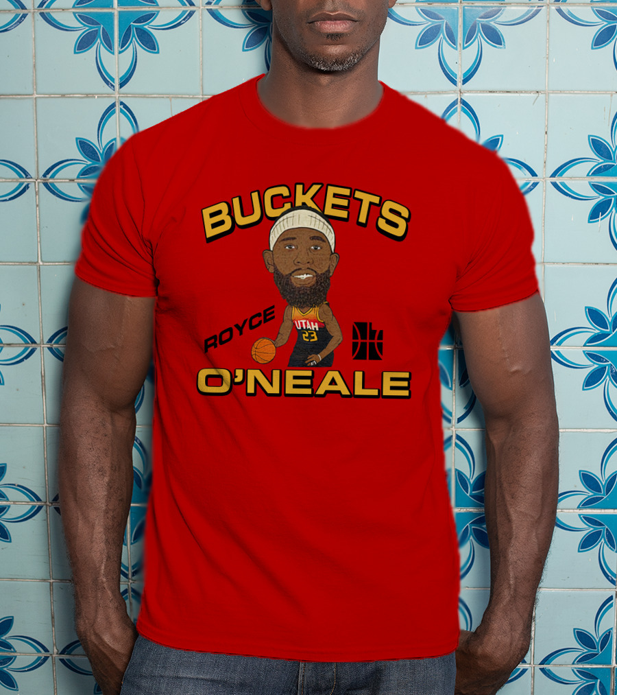 Buckets O'Neale Royce Utah Jazz Team Homage Merch T-Shirt