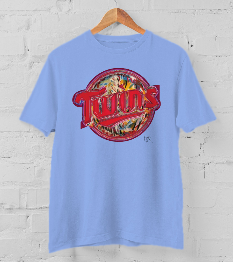 Twins Jimmy Longoria Local Artist Minnesota Baseball T-Shirt