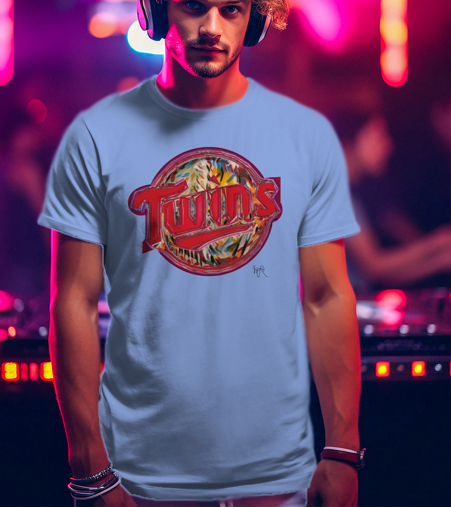 Twins Jimmy Longoria Local Artist Minnesota Baseball T-Shirt