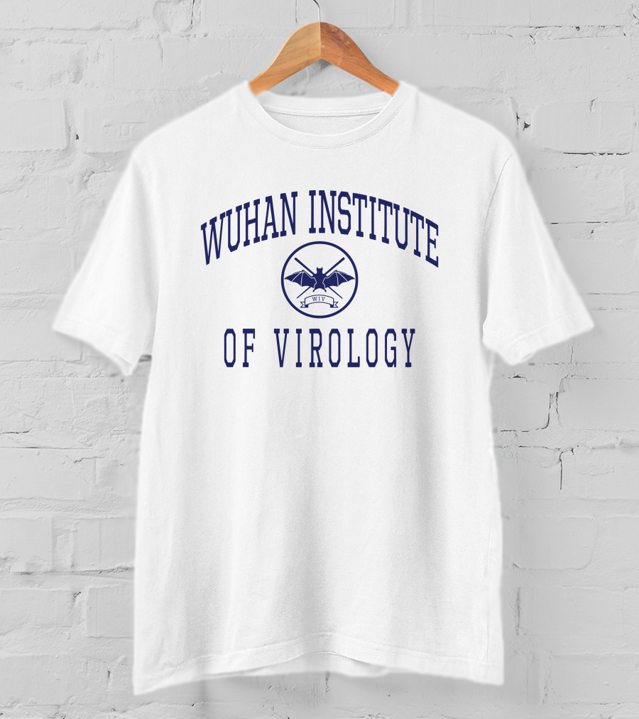 Wuhan Institute Of Virology Bat Logo Science Jobs T-Shirt