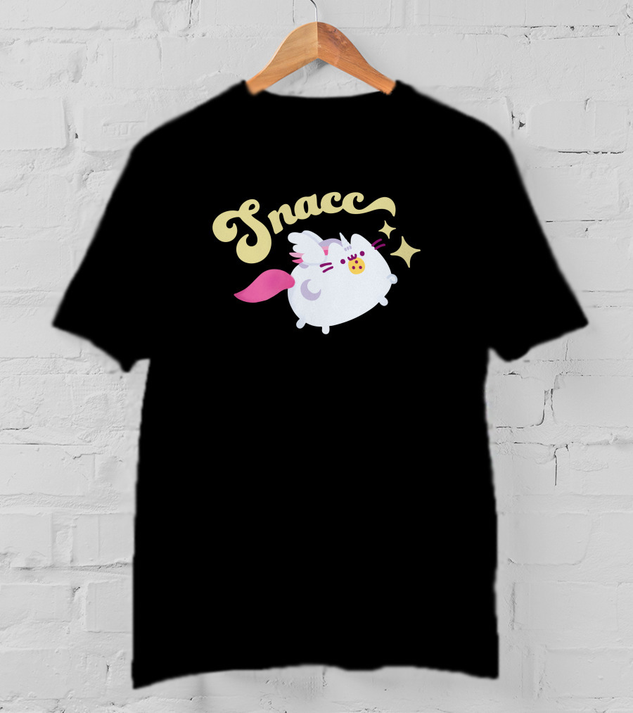 Snacc Super Pusheenicorn Pusheen The Cat With Stars And Wings T-Shirt