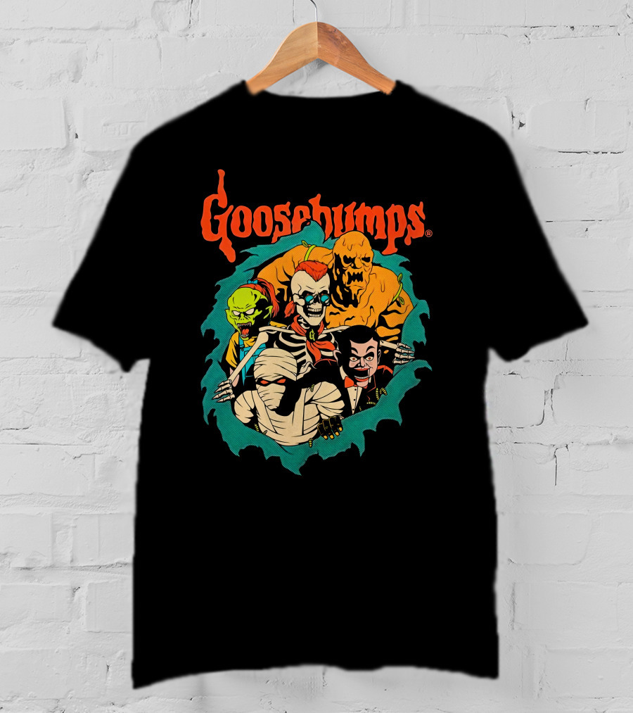 Goosebumps Creepy Co Mummy Monsters Retro Horror T-Shirt