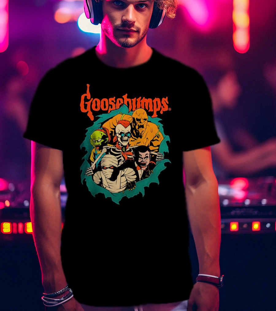 Goosebumps Creepy Co Mummy Monsters Retro Horror T-Shirt