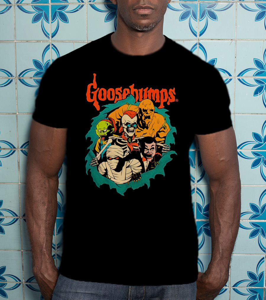 Goosebumps Creepy Co Mummy Monsters Retro Horror T-Shirt