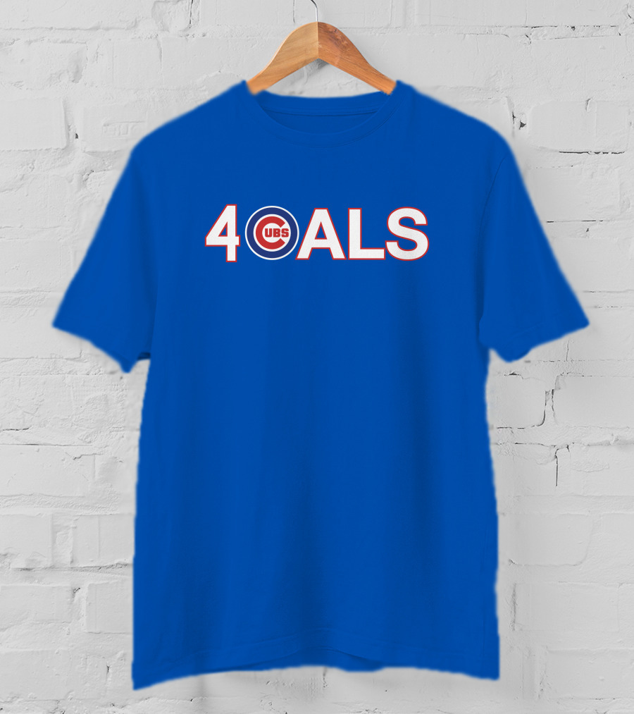 Patrick Wisdom 4 Cubs ALS Obvious T-Shirt