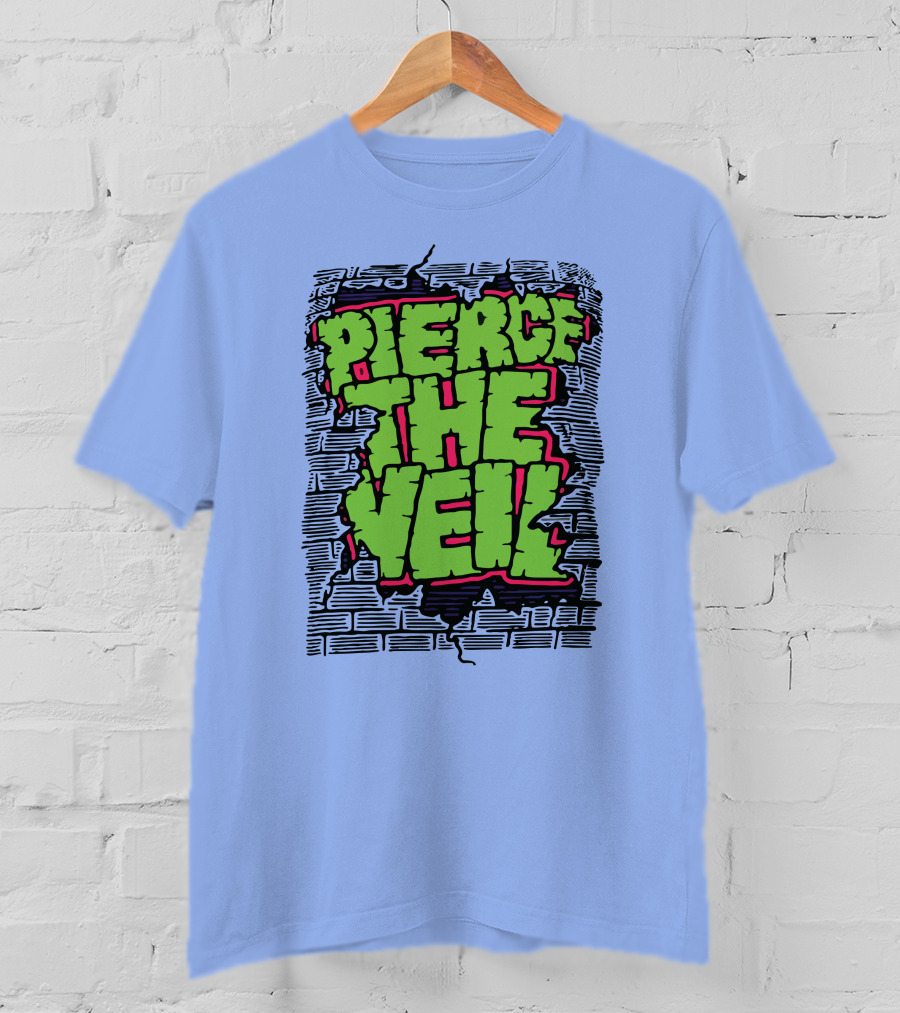 Pierce The Veil Freakish Beast Brick Wall T-Shirt