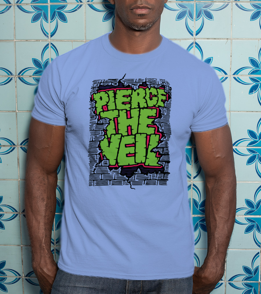 Pierce The Veil Freakish Beast Brick Wall T-Shirt