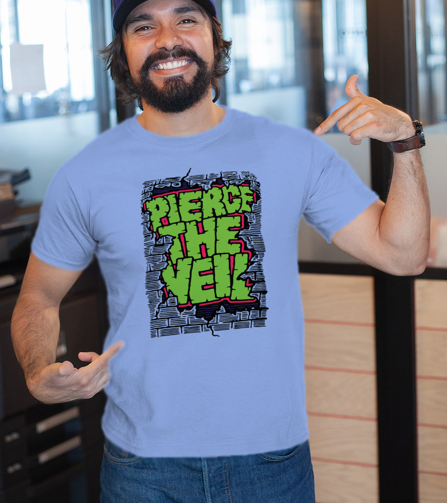 Pierce The Veil Freakish Beast Brick Wall T-Shirt