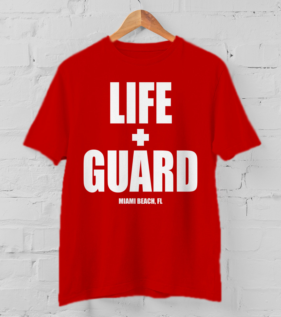 Lifeguard Miami Beach FL Thomas Sanders T-Shirt