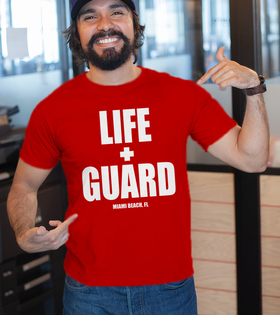 Lifeguard Miami Beach FL Thomas Sanders T-Shirt