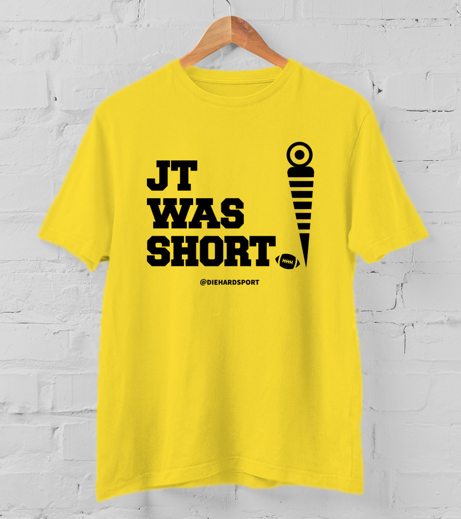 JT Was Short @DiehardSport Football Marker T-Shirt