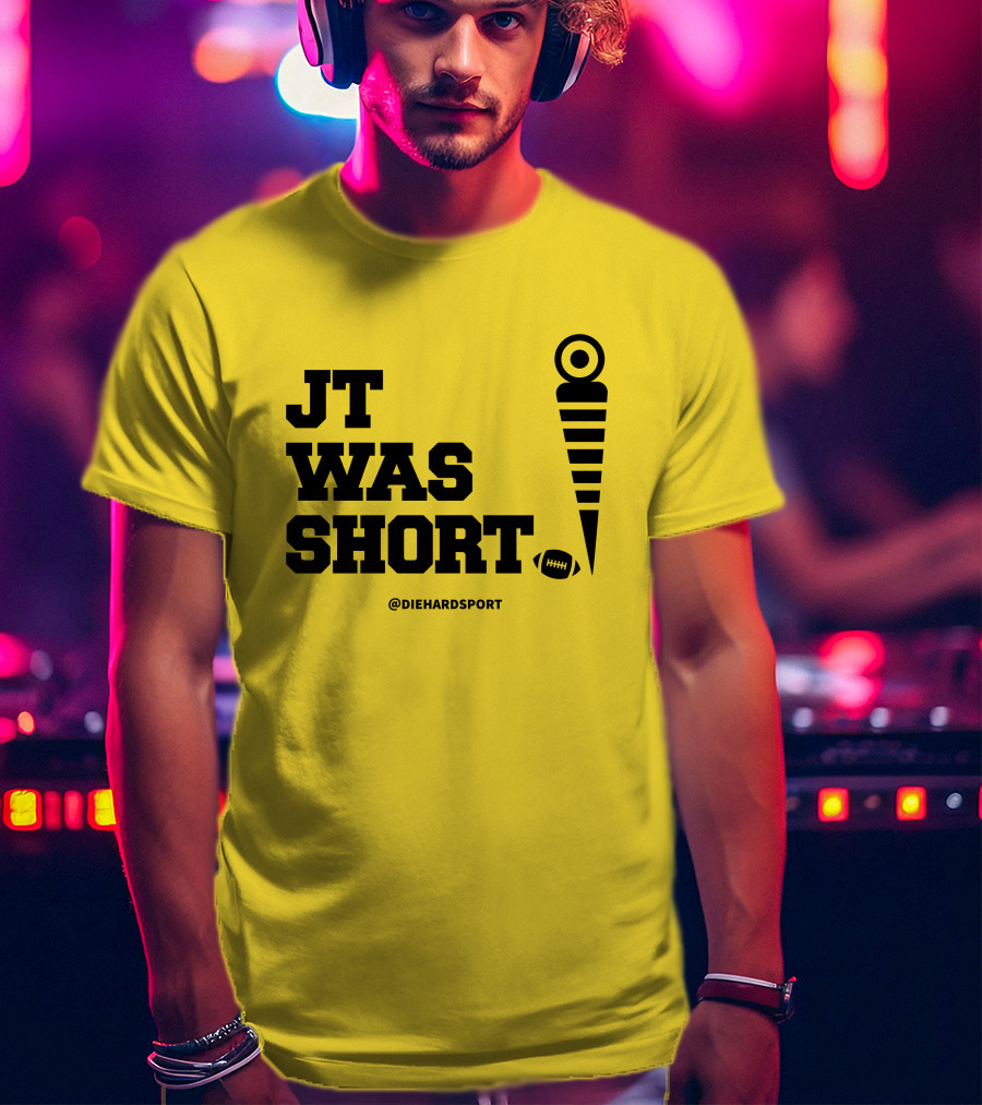 JT Was Short @DiehardSport Football Marker T-Shirt