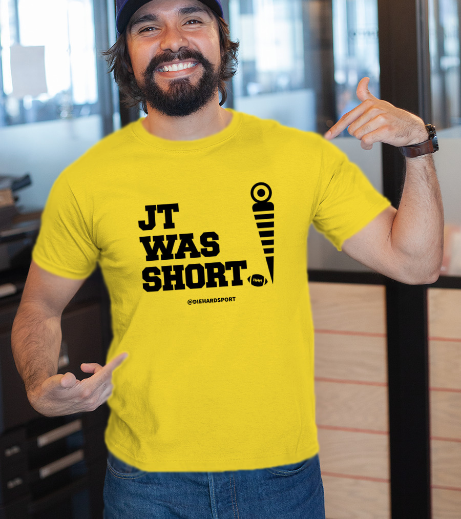JT Was Short @DiehardSport Football Marker T-Shirt
