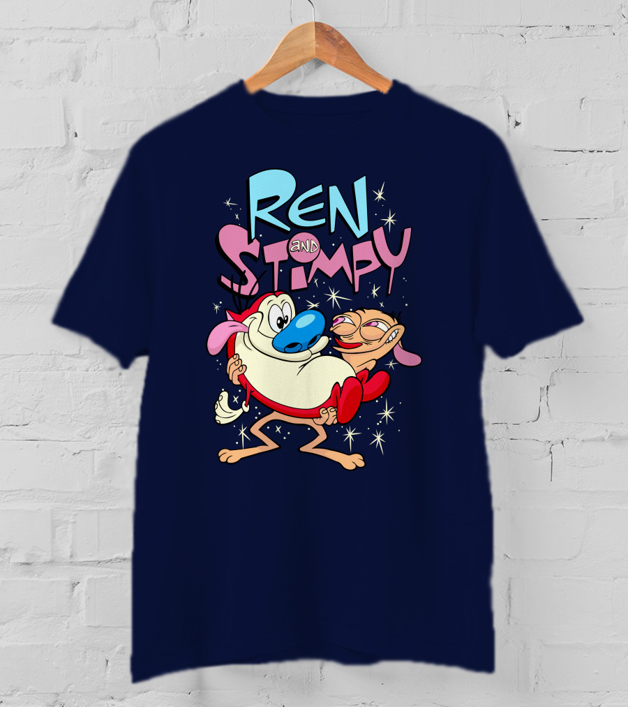Ren And Stimpy Cartoon Nickelodeon Rugrat T-Shirt