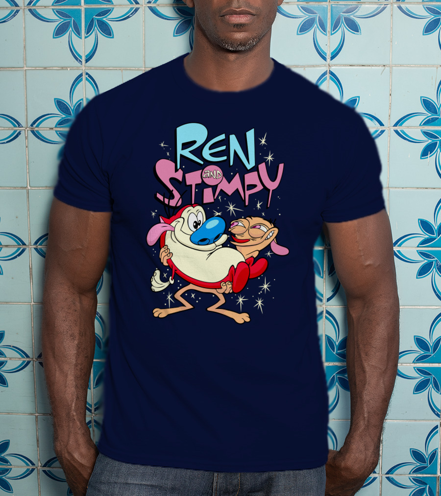 Ren And Stimpy Cartoon Nickelodeon Rugrat T-Shirt