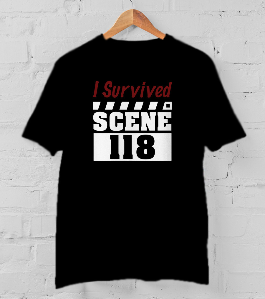 I Survived Scene 118 Scream Movie Lone Pine T-Shirt