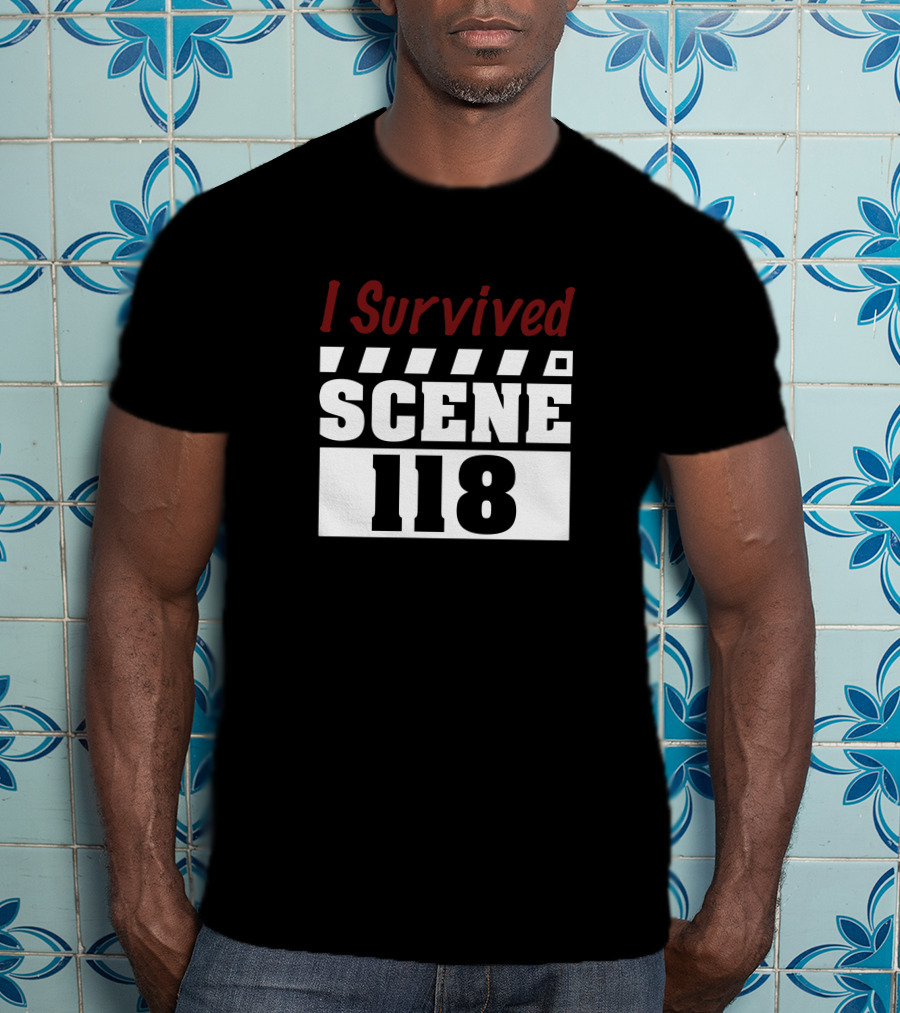 I Survived Scene 118 Scream Movie Lone Pine T-Shirt