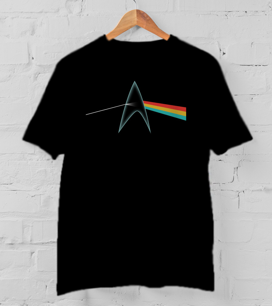 Star Trek Day Trek Side Of The Moon Floyd T-Shirt