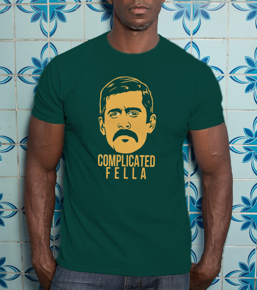 Cheeseheadtv Go Pack Go Complicated Fella Keefersport Packers Aaron Rodgers T-Shirt