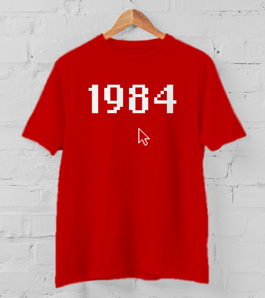 Macrumors Throwboy Apple 1984 Pixel Cursor T-Shirt