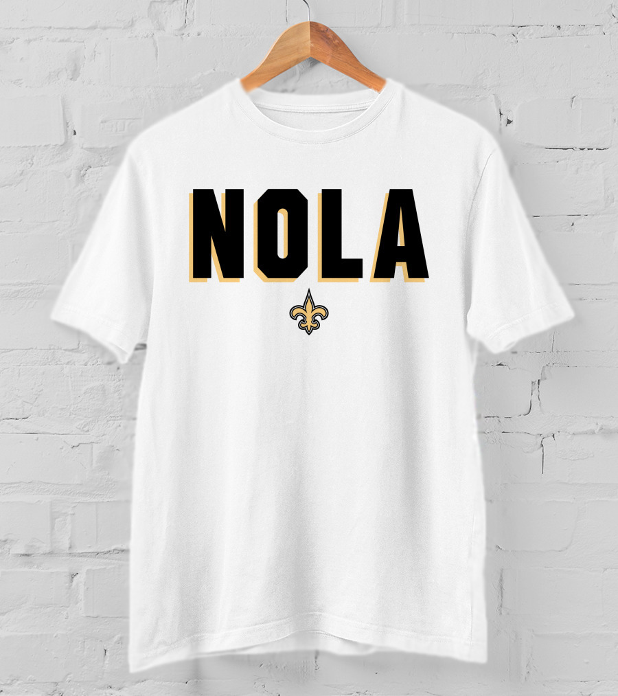 New Orleans Saints NOLA Fleur-de-Lis Verizon Alvin Kamara T-Shirt