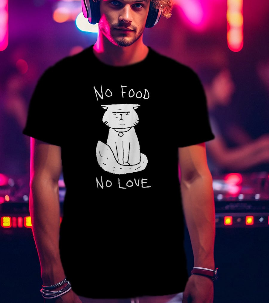 Dead By Daylight Meg's Cat No Food No Love Fostering Merch T-Shirt