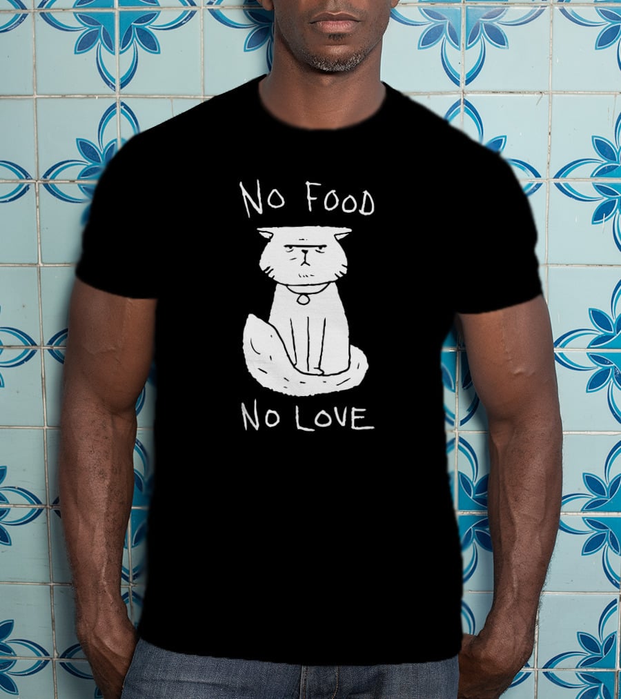 Dead By Daylight Meg's Cat No Food No Love Fostering Merch T-Shirt