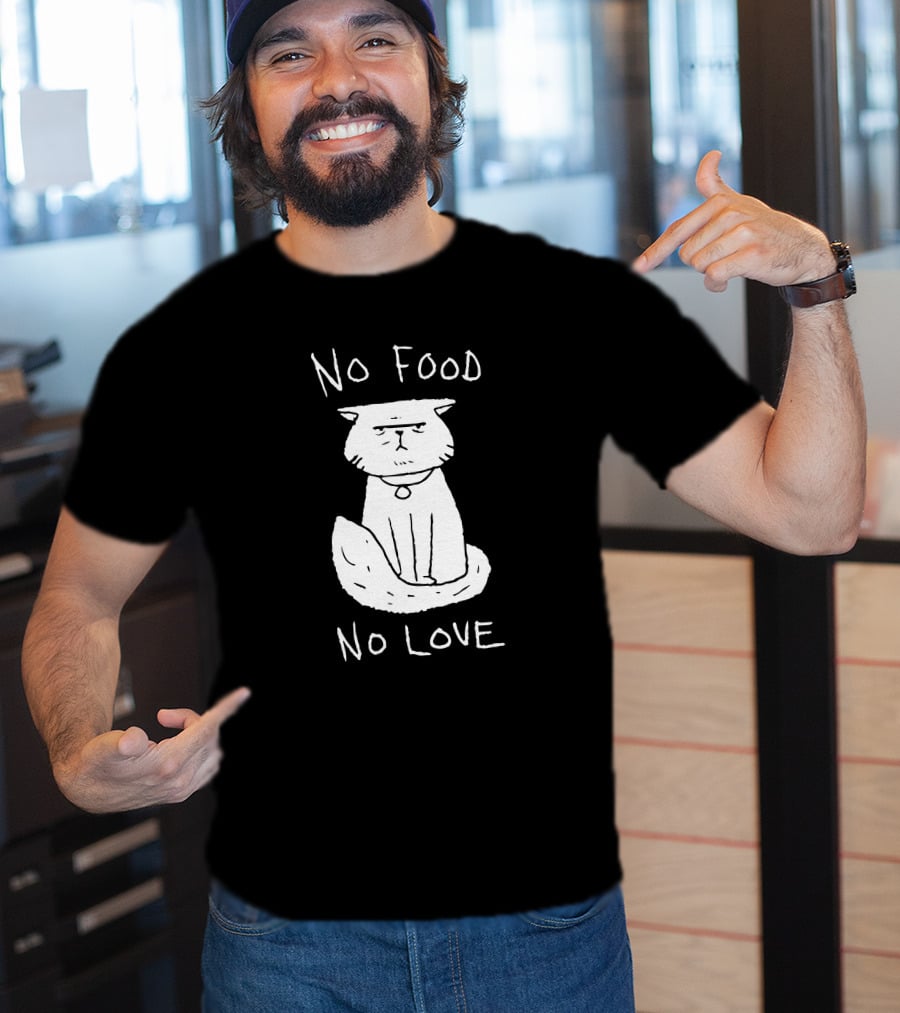 Dead By Daylight Meg's Cat No Food No Love Fostering Merch T-Shirt
