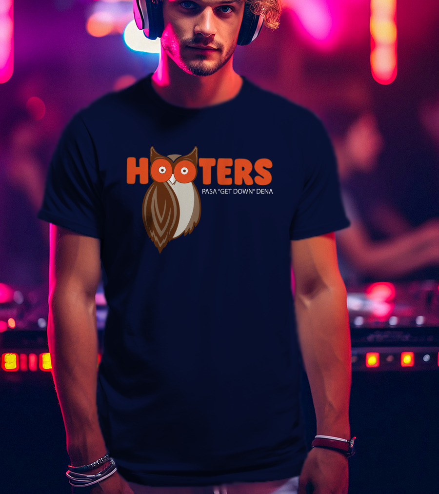Michael Schwab Cristian Javier Hooters Owl Pasa Get Down Dena T-Shirt