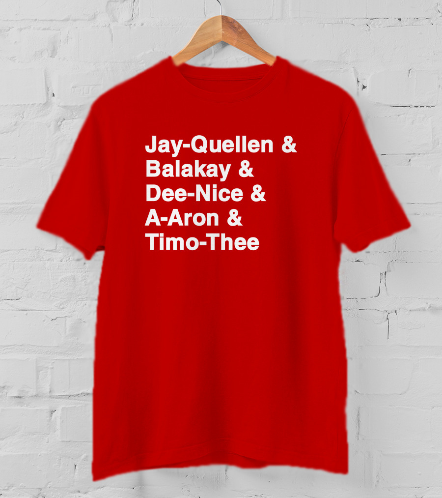 Jay Quellen And Balakay And Dee Nice And A-Aron And Timo Thee T-Shirt