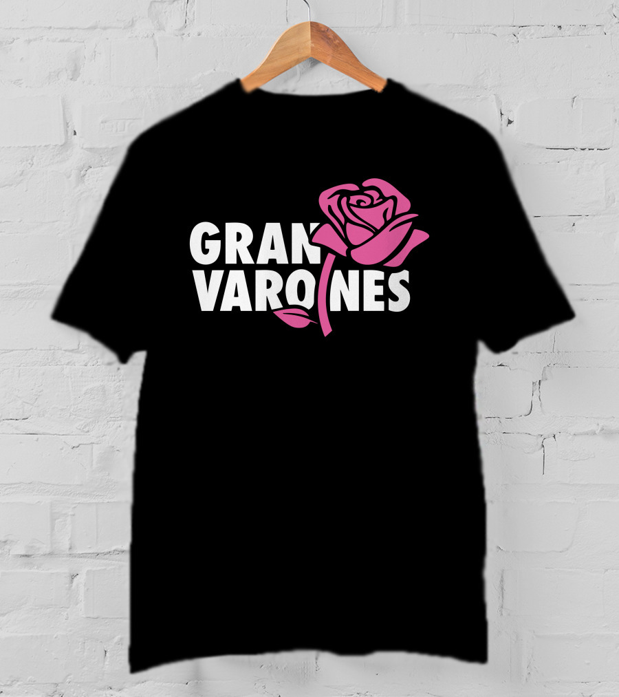 Gran Varones Rose Graphic Merch T-Shirt
