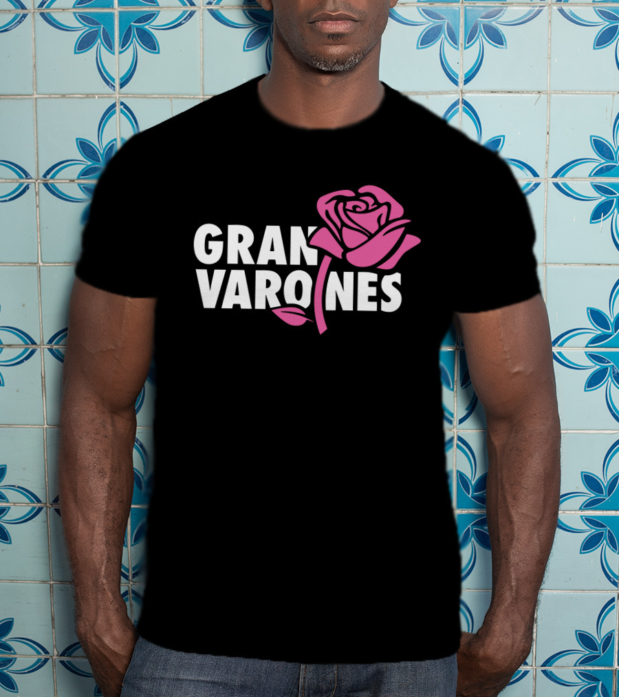 Gran Varones Rose Graphic Merch T-Shirt