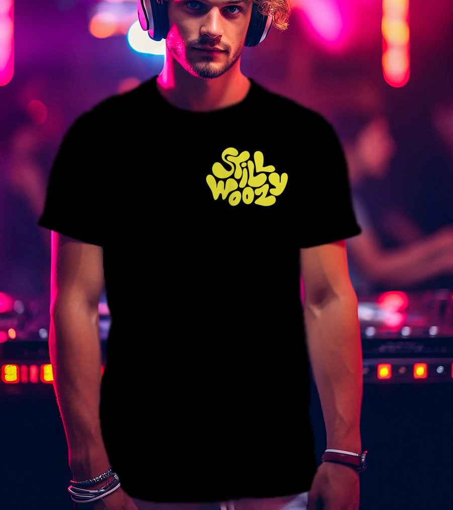 Still Woozy Yellow Text Merch T-Shirt