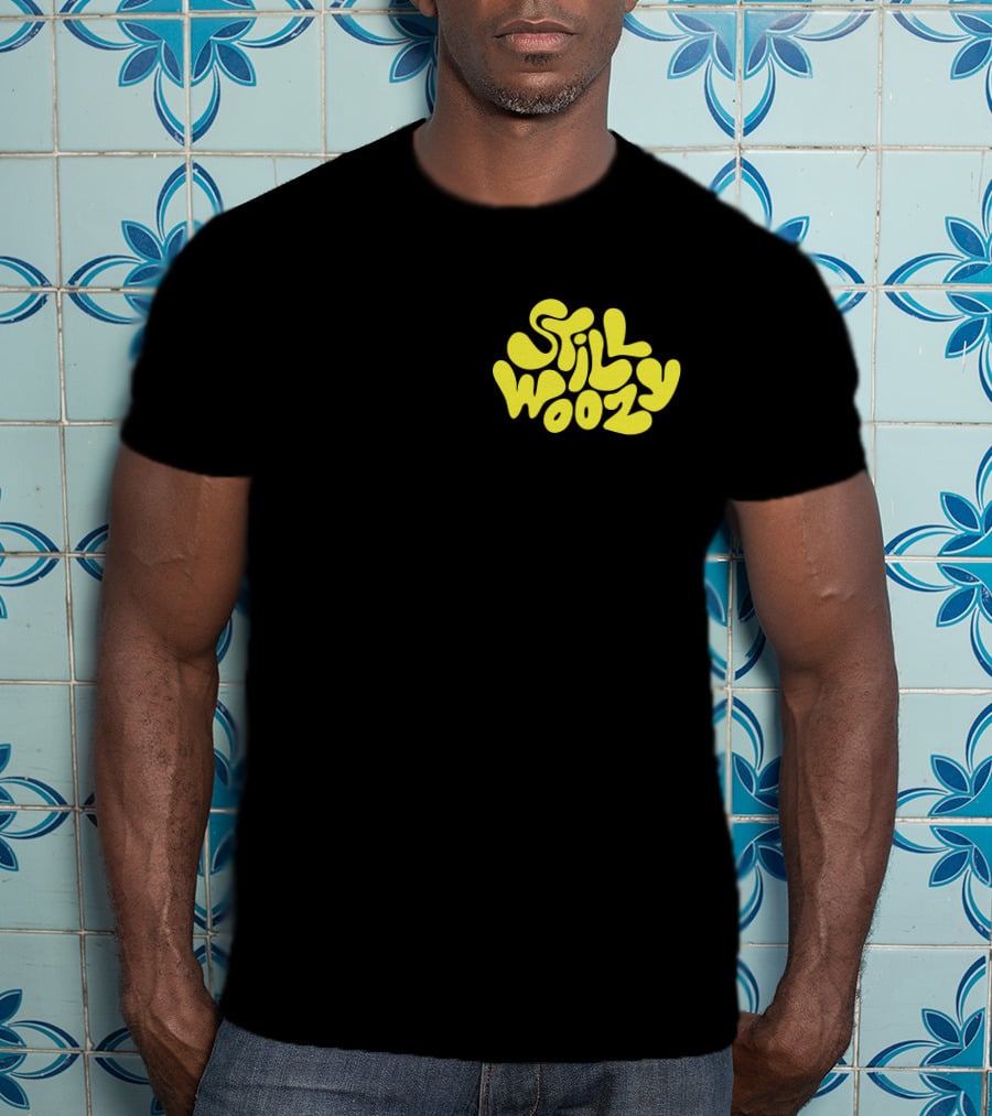 Still Woozy Yellow Text Merch T-Shirt