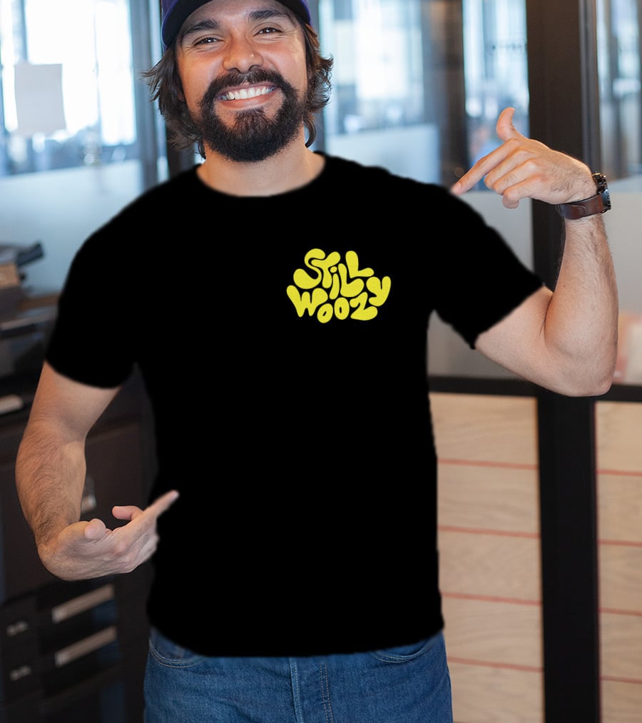 Still Woozy Yellow Text Merch T-Shirt