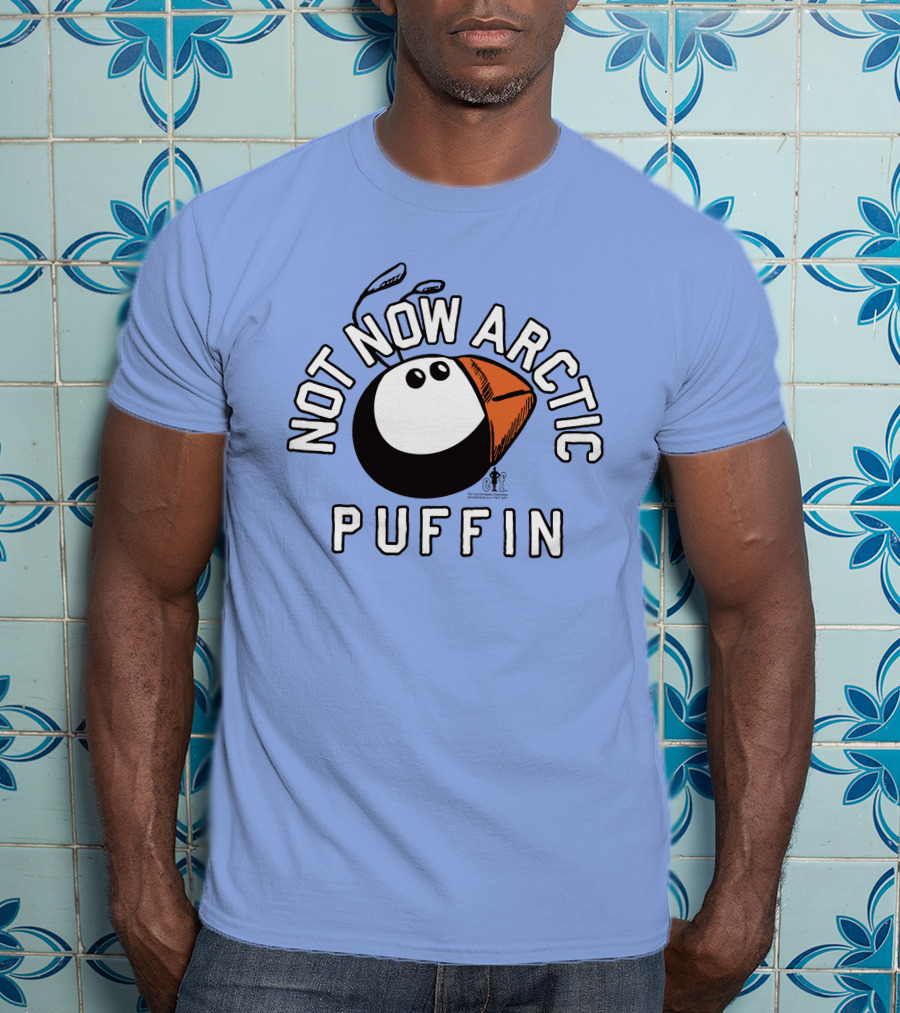 Not Now Arctic Puffin Mood Just Mike T-Shirt