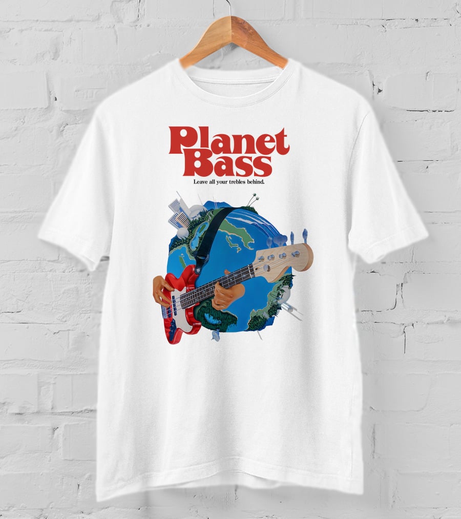 Planet Bass Leave All Your Trebles Behind T-Shirt