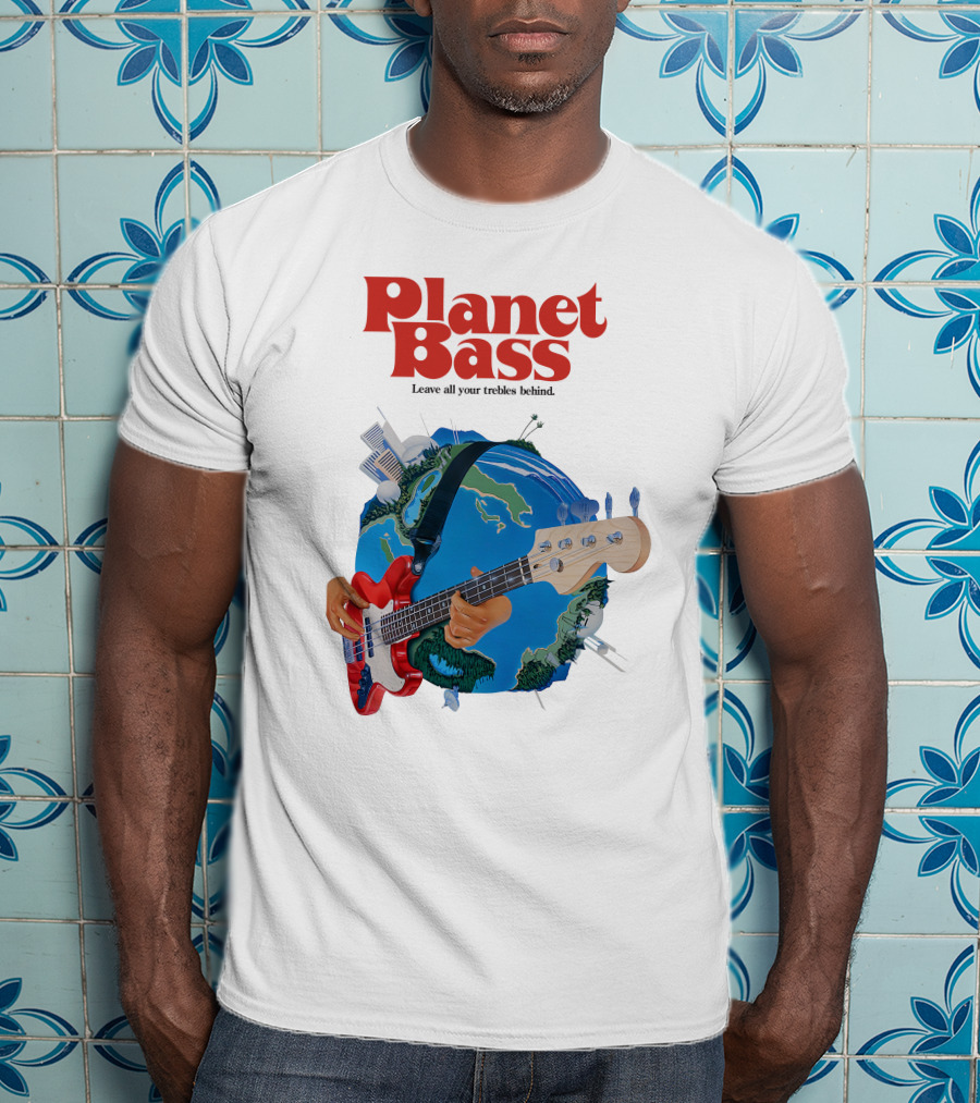 Planet Bass Leave All Your Trebles Behind T-Shirt
