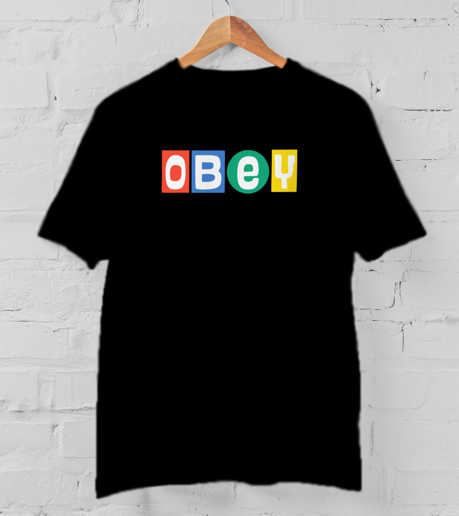Tillys Obey Block Letter Merch T-Shirt