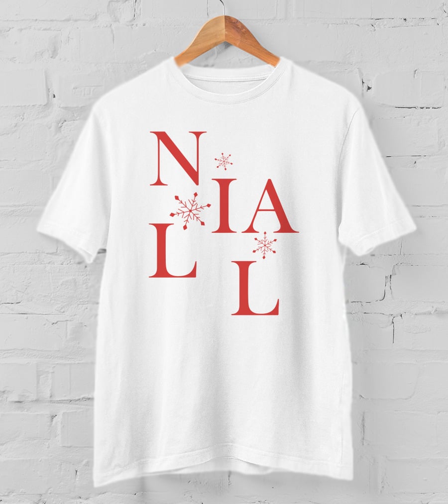 Niall Horan Holiday Merch Snowflake T-Shirt