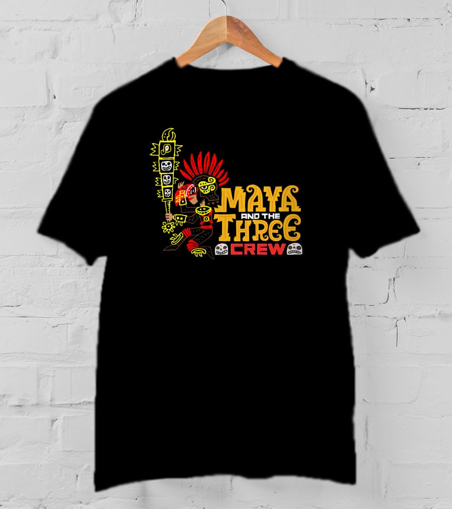 Maya And The Three Crew Jorge R Gutierrez Iconic Warrior T-Shirt