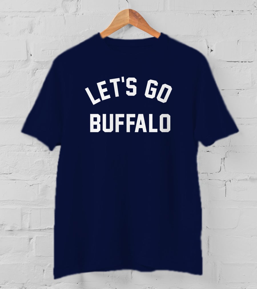 Mark Yesilevskiy Let's Go Buffalo Navy Blue Sports T-Shirt