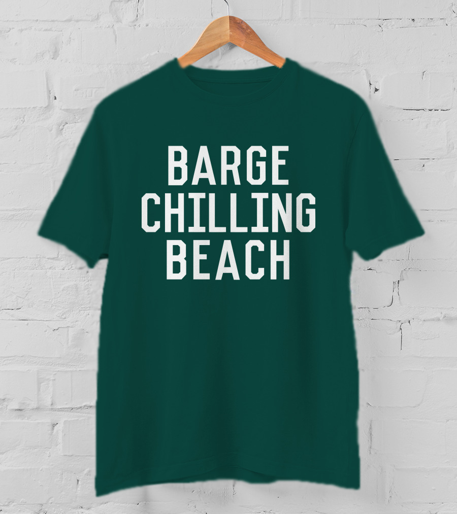 Barge Chilling Beach English Bay Vancouver Park BC Is Awesome T-Shirt