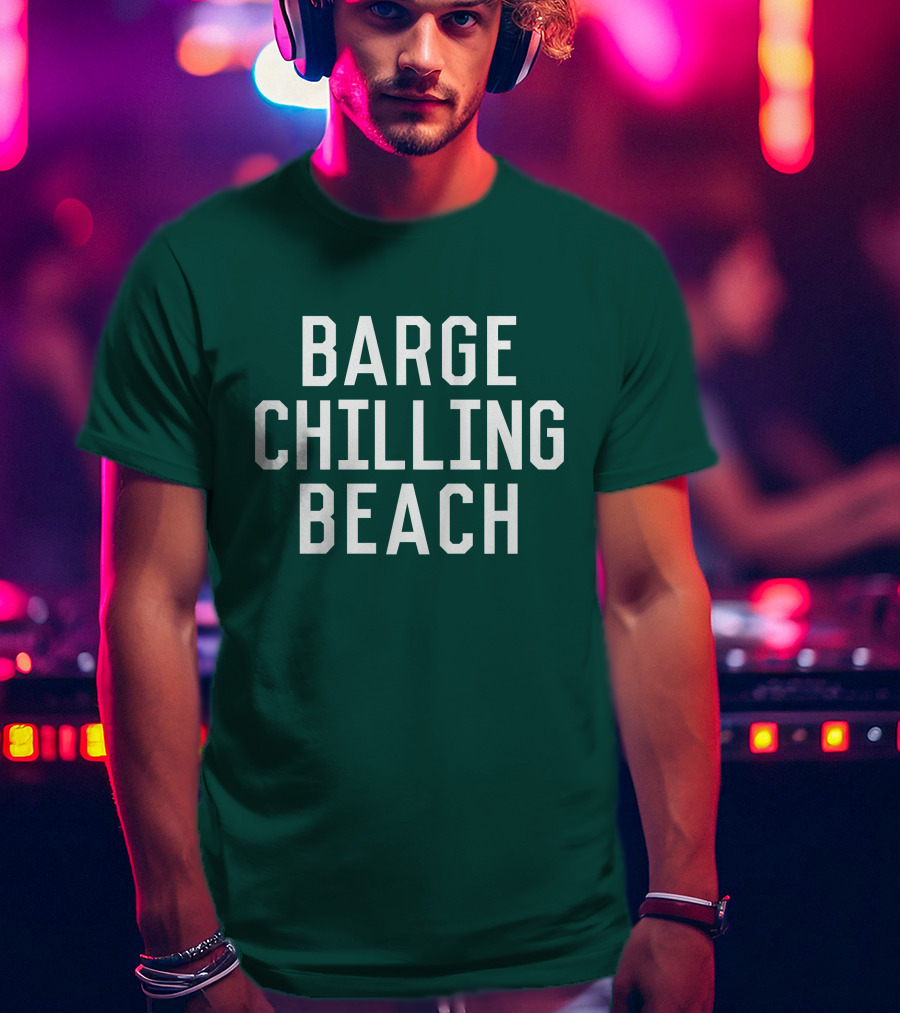 Barge Chilling Beach English Bay Vancouver Park BC Is Awesome T-Shirt