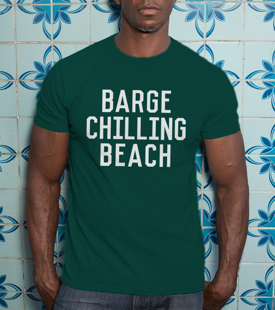 Barge Chilling Beach English Bay Vancouver Park BC Is Awesome T-Shirt