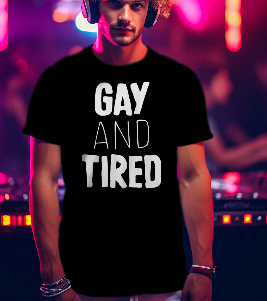 Gay And Tired Jason Trevino Lizard Kween Merch T-Shirt