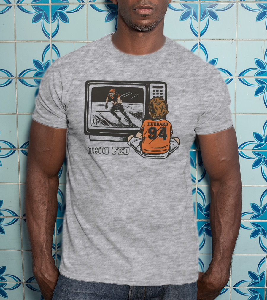 Cincinnati Bengals Sam Hubbard Ohio Fed 94 TV Retro Football T-Shirt